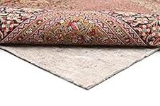 eCarpetGallery Rug Pad 2x6 Extra Grip Non Slip Rubber Backing, Felt-Rubber Under Padding for Area Rugs & Carpets, Grey