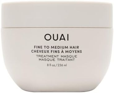 OUAI Fine to Medium Hair Treatment Mask - Lightweight Deep Conditioning Hair Mask with Shea Butter, Keratin & Panthenol - Helps Hydrate, Fight Frizz, Strengthen & Repair Damage (3.4 oz)