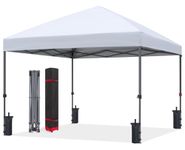 ABCCANOPY Outdoor Easy Pop up Canopy Tent (10X10, White)