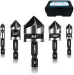 Countersink Drill Bit Set 5-Piece, 