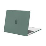 MOSISO Compatible with MacBook Air 13.6 inch Case M3 A3113 M2 A2681 Touch ID, Protective Hard Shell Cover for MacBook Air Case M2 M3 13 inch Chip 2024 2023 2022 Release, Emerald Green