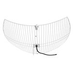 Nooelec Satellite Mesh Antenna Bundle for Inmarsat, Iridium, & Hydrogen Line Applications. 20dBi Parabolic Antenna w/ 1.4GHz Center Frequency, 300MHz+ Bandwidth. LMR400 SMA Feed Cable & Mounting Kit