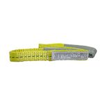 Indusafe 3FT Lift Sling Straps, 2 Ply Polyester Rigging Straps, 1inch Web Sling, 3100LBS Load Capacity Flat Eye-Eye Web Sling for Hoist, Tree Stumps, Heavy Duty Cargo