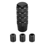 X AUTOHAUX Car 9.5cm Shift Knob Stick Gear Shift Manual Transmission Set Black