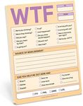 Knock Knock WTF Pad, Funny Notepads & Checklist Knock Knock Nifty Notes (Pastel), 4 x 5.25-inches