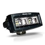 Marine Spreader Light Scene Beam for Deck, Cockpit, Bow - IP69K Rating Wide Marine Led – 40W 120 Degree Throw and 3,120 Raw Lumens (4-Inch, Black).