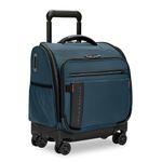 Briggs & Riley Cabin Spinner - Carry On Luggage for Travel, Suitcases with Wheels, Softside Rolling Bag for Men & Women, Fits Under Plane Seat, Telescoping Handle - ZDX Collection, Ocean
