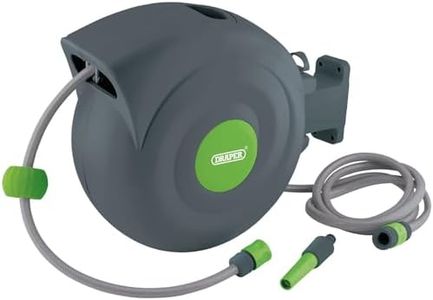 Draper 15046 Retractable Garden Hose Reel, 20m