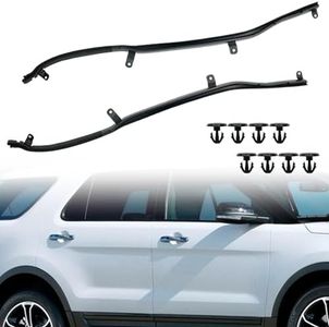 KMBNTU 1 Pair Rear LH& RH Door Weatherstrip Seal Fit for Ford Explorer 2011-2019 Left Driver Side and Right Passenger Side Replace BB5Z7825324B BB5Z7825325B