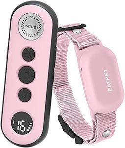 PATPET Dog Training Collar with Remote - Electric Dog Shock Collar for Small Medium Large Dogs - 3 Adjustable Safe Modes, Rechargeable Waterproof E Collar for Dogs (8-120 lbs)