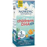 Nordic Naturals Children's DHA Xtra, 880mg Omega-3, Berry Flavour, with EPA and DHA, 60ml, Lab Tested, Soy Free, Gluten Free, Non-GMO