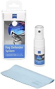 ZEISS Fog Defender System Anti-Fog Kit for Glasses 2 Pack – 2 Spray Bottles and 2 Microfiber Cloths