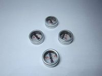 Magnetic Compass Both Side Glass (Pack of 12) (Size 20mm / 2cm)