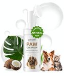 Petroyale Paw Cleaner - Foaming Paw Cleanser for Dogs & Cats - Dog Feet Cleaner with Aloe Vera & Coconut Oil - Gentle Paw Washer for Dogs Large & Small - Pet Paw Cleaner with Silicone Brush - 150 ml