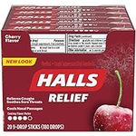 Halls Cherry Cough Drops - with Men