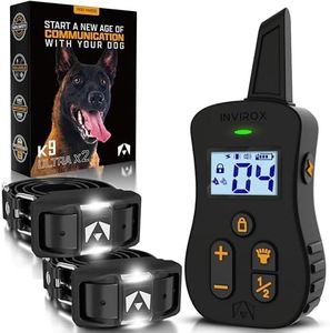 INVIROX Ultra K9 X2 Dog Shock Collar 124 Levels