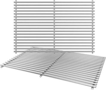 Utheer 19.5 Inch Grill Cooking Grates for Genesis 300 Series, Genesis E310 E320 E330 S310 S320 S330, Solid Rod Grill Grates Replacement for Weber 7524 7528