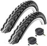 Schwalbe Land Cruiser 26" x 1.75 Mountain Bike Tyres with Schrader Tubes (Pair)