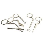 Airgoesin 4pcs Assorted Keychain Dentist Dental Lab Promo Great Gift