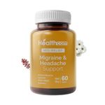 Healthcom Herbal Ayurvedic MIG-RELIEF 60 Tablets Pack | Migraine & Headache Relieve Supplement | Reduces Migraine, Non-Drowsy | For Optimal brain health | Helps in Reduces Frequency