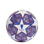 adidas Unisex-Adult UCL League Ball, White/Team Royal Blue/Solar Orange/Silver Metallic, 5