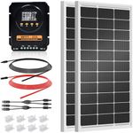 ECO-WORTHY 200 Watts 12 Volt/24 Volt Solar Panel Kit with 20A Bluetooth APP Monitoring MPPT Controller and High Efficiency Monocrystalline Solar Panel for Home,RV,Camper,and Other Off Grid Application