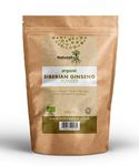 Natures Root Organic Siberian Ginseng Powder 125g - Boost Stamina & Immunity | Vegan | Non GMO | Raw