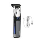BaByliss Super-X Stubble Trimmer - Waterproof Beard Trimmer with Japanese Steel Blades, Motorised Length Control (0.4–5mm), Digital Display, Lithium-Ion Power, 90-Minute Runtime, S996U
