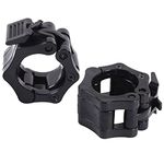 Barbell Clamps Olympic Spinlock Collars Dumbbell Clips Weight Lifting Bar Lock Quick Release Professional Barbell Buckle 1 Pair for Gym Exercise Fitness Body Building 2 Inches