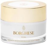 Borghese Radiante Renew & Restore Night Creme - Hydrating Barrier Night Cream with Castor Oil, Shea Butter, & Vitamin B3, for All Skin Types