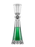 Barski Crystal - Glass -Mouthwash Decanter with 1.75 oz Cup Stopper - (can use the stopper as a Tumbler) 8.6" Height - 3 Oz. Decanter - Vertical Lines Design - Made in Europe