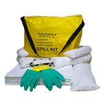 TECHNOSPILL Diesel & Fuel Spill Kit 30 LITER (Absorb: Fuel & Diesel, Hydraulics Oil(Trucks & Bulldozers spillage), Crude Oil, Water Based Oils(No Water-Only Oil) (30 L)