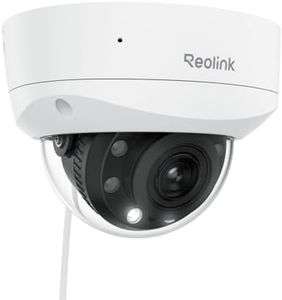Reolink 4K PoE Security Camera with Spotlights, 5X Optical Zoom, Color Night Vision, Two-Way Talk, Human/Vehicle/Animal Detection, IK10 Vandalproof, Time Lapse, RLC-843A
