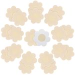 YouGa Nipple Covers - Breast Petals, Nipple Skin Flower Nipple Pasties for Women Nippleless Covers 10/20PCS (Nude Flower)