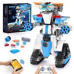 Stem Projects for Kids Ages 8-12 Remote & APP Controlled Robots for Kids -358 Pieces Building Toys Science Experiment Kit for Kids…