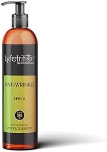 Lyfetrition Anti-Wrinkle Serum | 12 Oz Large Bottle | Anti-Aging Face Serum With Jojoba Oil, Rosehip Seed Oil & Many More Natural Ingredients - Moisturizing Cleanser for Fair & Younger Looking Skin