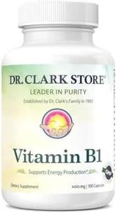 Dr. Clark Vitamin B1 Supplement, 500mg, 100 Capsules