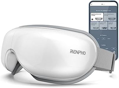 RENPHO Christmas Gift FSA/HSA Eligible Eye Massager with App Control, Face Massager for Migraine Relief, Sleep Eye Mask Massage Setting with DIY Mode, Eye Care for Eye Strain, Dry Eye, Birthday Gifts