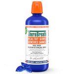 TheraBreath Healthy Gums Oral Rinse, Helps Fight Gingivitis. Alcohol-Free & Dye-Free Mouthwash, Certified Vegan, Halal, Kosher & Gluten-Free, Clean Mint, 1L (Pack of 1)