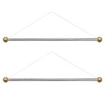 Tapestry Hanging Telescopic Rod for Lightweight Aesthetic Tapestries Room Deco Scalable Wall Hanging Bar Banner Hanger Pole 2 Pack (11-20 inch)