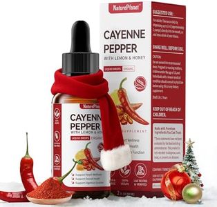 Cayenne Pepper Drops with Citrus Lemon & Raw Honey丨Vascu Flow Drops with Vitamins A, C, K2丨 Heart Health & Circulation Support丨Gluten-Free, Vegan, Organic - Honey Lemon Flavored 2 Fl Oz (60 ml)​