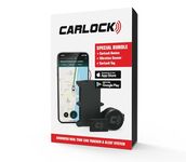 CARLOCK Basic Anti Theft Car Device Security System - Wired Car GPS Tracker, Vibration Sensor, & Car TAG - Car Alarm System - Phone Apps & Instant Alerts - Van Vehicle Tracker