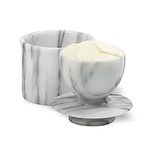 Norpro Marble Butter Keeper,Off-Whi