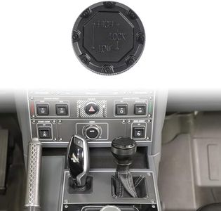 Qiosreui Transfer Case Shift Shifter Knob for INEOS Grenadier 2020-2026 Accessories, Gear Shifter, Differential Lock Head Replacement, Billet Aluminum (Black1)