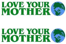 Smart Love Your Mother Earth Environmental Climate Change Vinyl Sticker Decal for Car Truck SUV Van Window Bumper Wall Laptop MacBook Tablet Cup Tumbler 5.75x1.75 Inches (2 Pack)