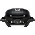 Naopleon TravelQ™ PRO285 Portable Natural Gas Grill - PRO285N-BK - Black, 12,000 BTUS, 285 in² Cooking Area, Cast Iron Grids, Temperature Gauge