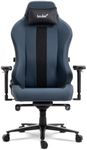 boulies Master Gaming chair, Ergonomic Office Chair for Adults with 4D Armrests, Comfortable Computer Chair for Home with Adjustable 4-way Lumbar Support and Head Pillow (Blue, Max)