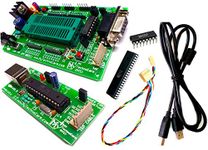 MY TechnoCare - Means Your Care 8051 Development Board Zif Socket USB ASP ISP Programmer Kit (Green)