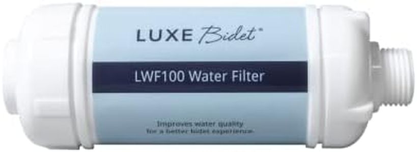 LUXE Bidet 4-in-1 Filtration Water Filter, with PP Cotton, Ion Filtration, and Calcium Salts for Chlorine Removal, Designed to fit All Luxe Bidets