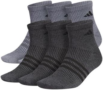 Superlite 3.0 Quarter Socks athletic, lightweight, breathable with targeted padding and arch compression (6-Pair)